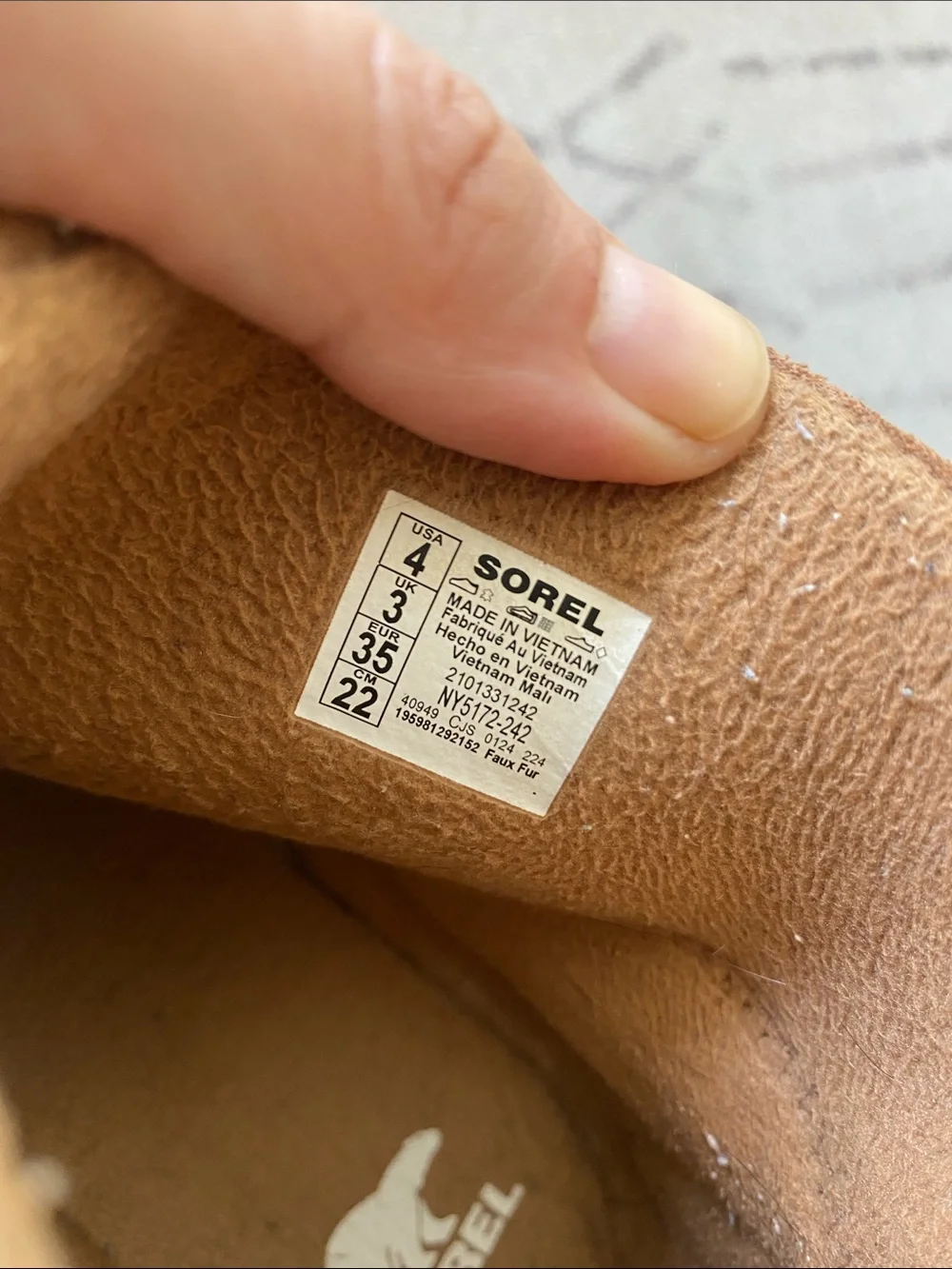 Sorel Kids Brown Suede Waterproof Ankle Boots